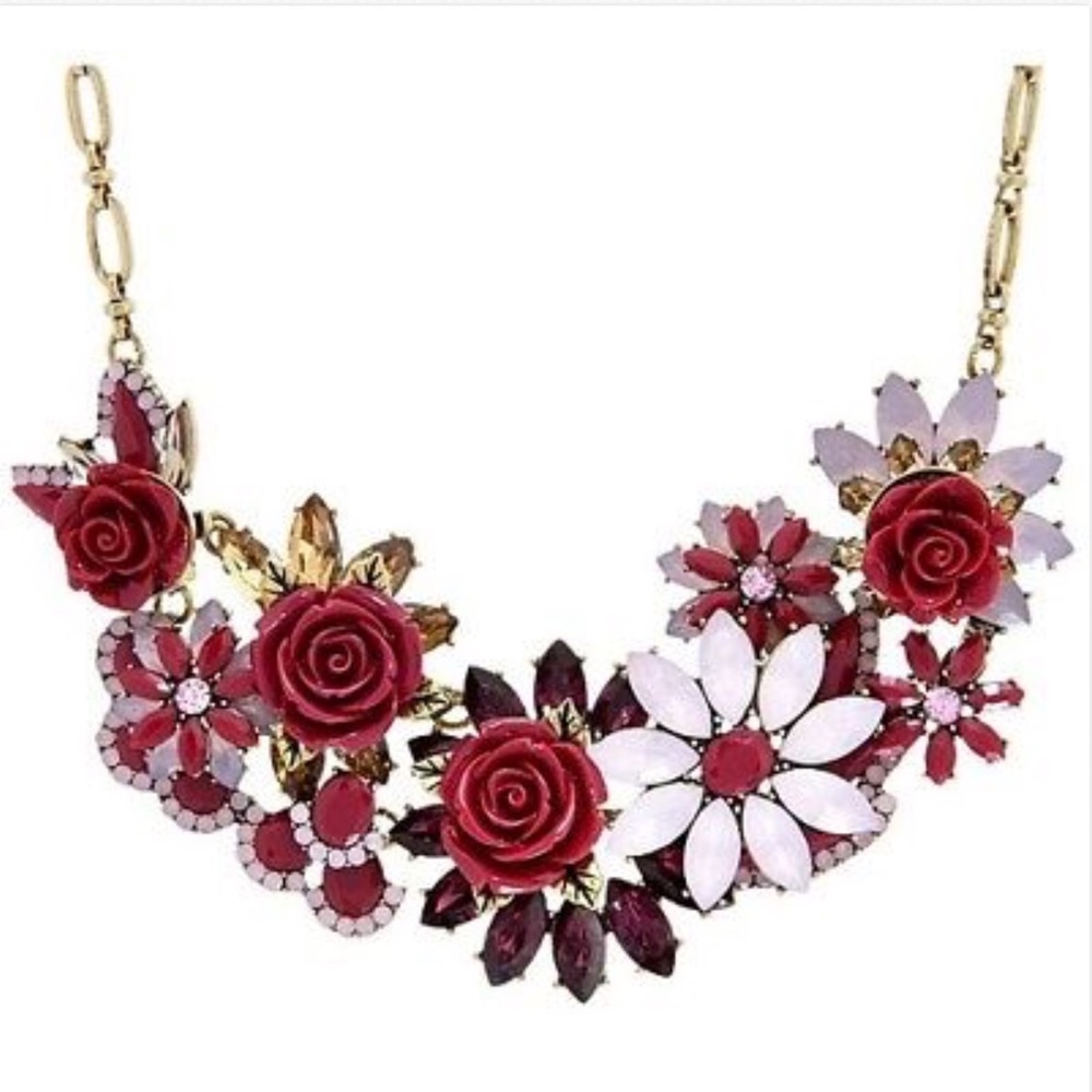 Joan Rivers Jeweled Garden Statement 18" Necklace